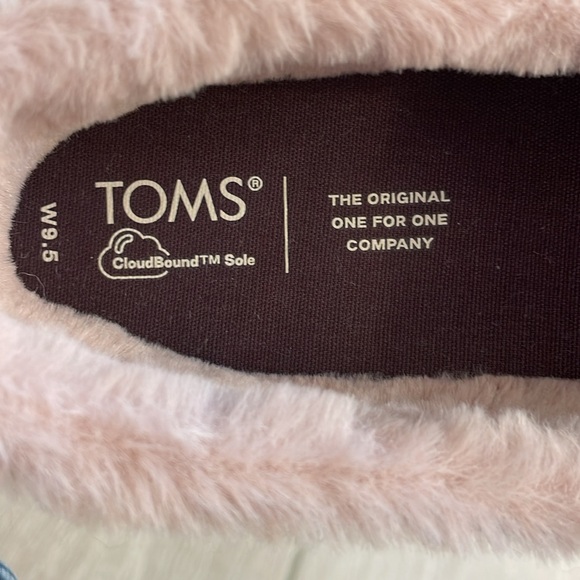 TOMS NWT Women’s Size 9.5 Alpargata Burgundy Mist Sweater Knit Slip on ortholite - Picture 11 of 11